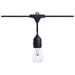 String Light Satco S8031R1 24 Foot LED String Light - 12-S14 Lamps - Medium Base - RGBTW - Infrared Remote - Black - 120 Volt Satco