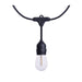 String Light Satco S8032R1 60 Foot LED String Light - 24-S14 Lamps - Medium Base - 2200K CCT - Black Satco