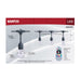 String Light Satco S8033R1 48 Foot LED String Light - 15-S14 Lamps - Medium Base - RGBTW - Infrared Remote - Black - 120 Volt Satco