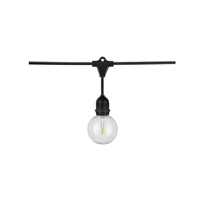 String Light Satco S8034 24Ft - LED String Light - Includes 12-G25 bulbs - 2200K - 120 Volts Satco