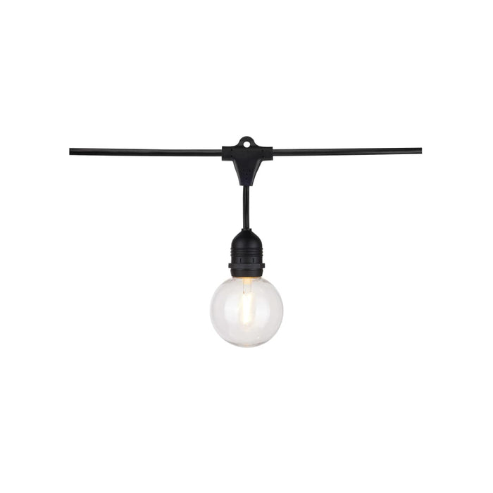 String Light Satco S8034 24Ft - LED String Light - Includes 12-G25 bulbs - 2200K - 120 Volts Satco