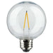 String Light Satco S8034 24Ft - LED String Light - Includes 12-G25 bulbs - 2200K - 120 Volts Satco