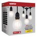 String Light Satco S8034 24Ft - LED String Light - Includes 12-G25 bulbs - 2200K - 120 Volts Satco