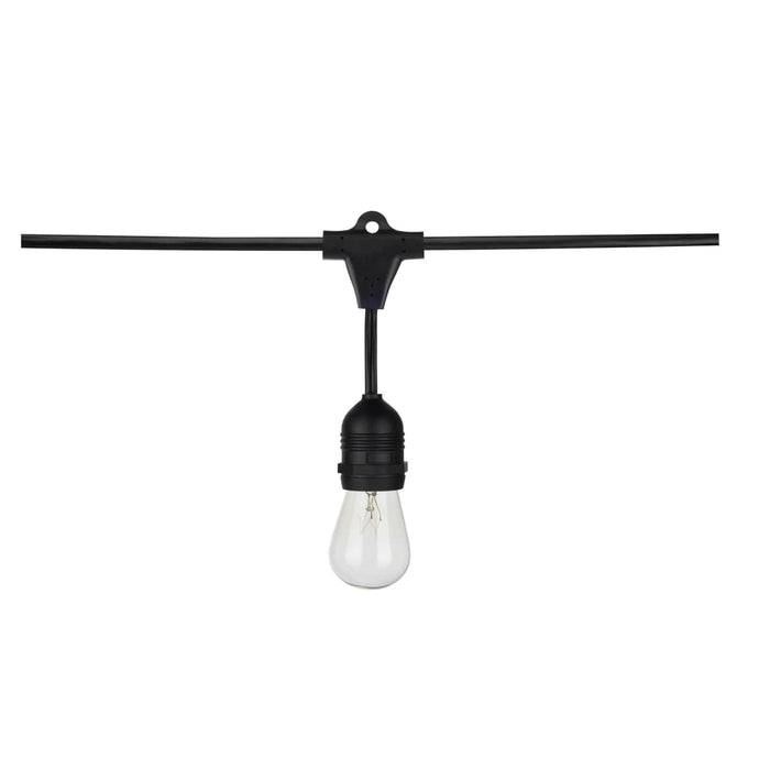 String Light Satco S8035 24Ft - Incandescent String Light - Includes 12-S14 bulbs - 120 Volts Satco
