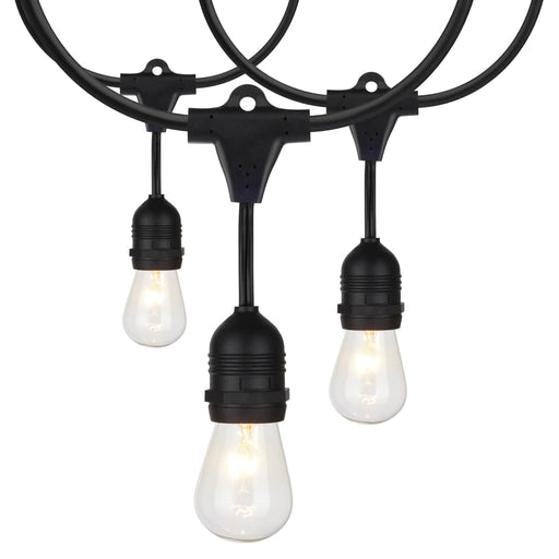 String Light Satco S8035 24Ft - Incandescent String Light - Includes 12-S14 bulbs - 120 Volts Satco