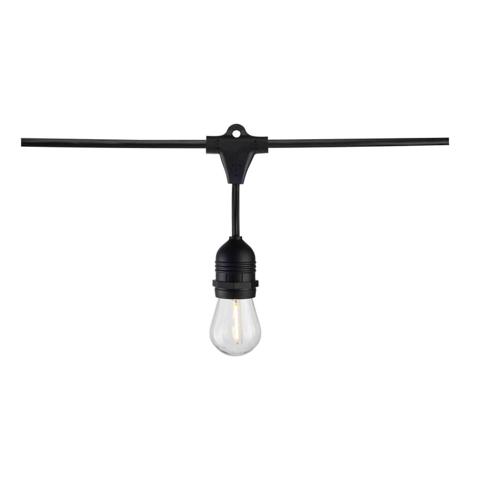 String Light Satco S8037 2 Pack - 24Ft - LED String Light - Includes 12-S14 bulbs - 2200K - 120 Volts Satco