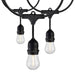 String Light Satco S8037 2 Pack - 24Ft - LED String Light - Includes 12-S14 bulbs - 2200K - 120 Volts Satco