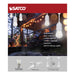 String Light Satco S8038 24Ft - LED String Light - Includes 12-S14 bulbs - 2200K - White Cord Satco