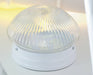 Flush Mount Nuvo SF76-253 2 Light - 10" Flush with Clear Ribbed Glass - White Finish Nuvo