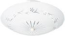 Flush Mount Nuvo SF76-268 2 Light - 12" Flush with Round Grape Glass - White Finish Nuvo