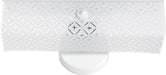 Vanity Nuvo SF76-276 2 Light - 14" Vanity with Diamond "U" Channel Glass - White Finish Nuvo