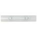 Vanity Nuvo SF76-277 4 Light - 24" Vanity with Diamond "U" Channel Glass - White Finish Nuvo