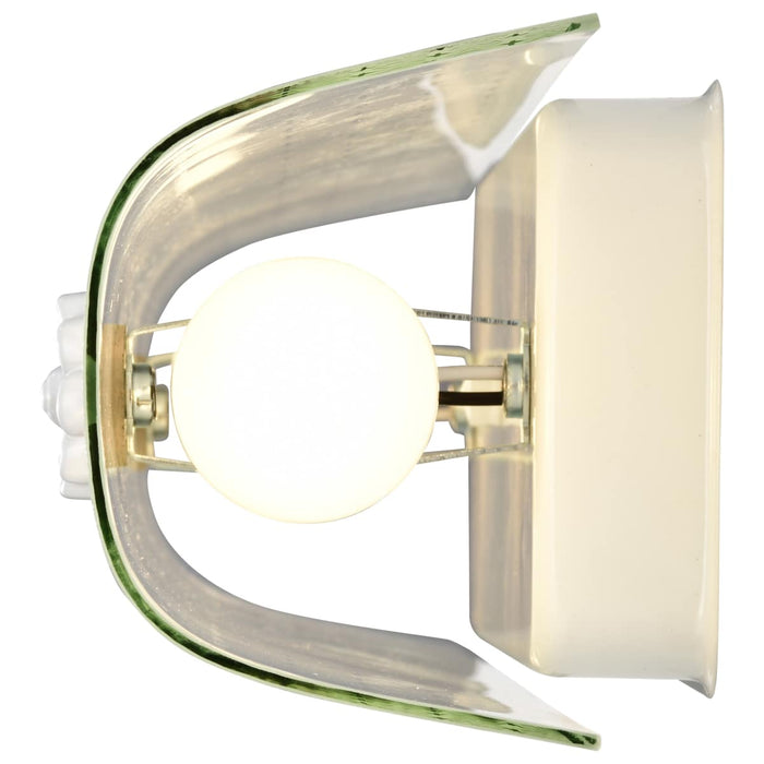 Vanity Nuvo SF76-277 4 Light - 24" Vanity with Diamond "U" Channel Glass - White Finish Nuvo