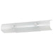 Vanity Nuvo SF76-277 4 Light - 24" Vanity with Diamond "U" Channel Glass - White Finish Nuvo