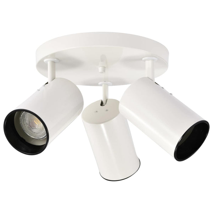 Flush Mount Nuvo SF76-416 3 Light - R20 - Straight Cylinder - White Finish Nuvo