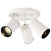 Flush Mount Nuvo SF76-416 3 Light - R20 - Straight Cylinder - White Finish Nuvo
