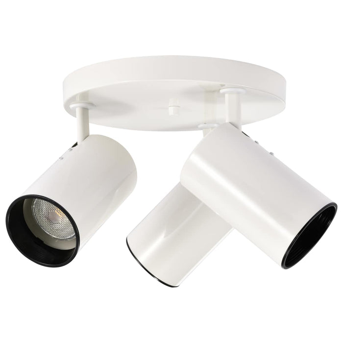 Flush Mount Nuvo SF76-416 3 Light - R20 - Straight Cylinder - White Finish Nuvo