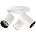 Flush Mount Nuvo SF76-416 3 Light - R20 - Straight Cylinder - White Finish Nuvo