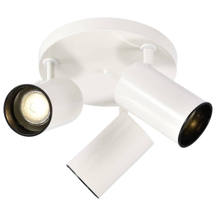 Flush Mount Nuvo SF76-416 3 Light - R20 - Straight Cylinder - White Finish Nuvo