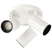 Flush Mount Nuvo SF76-416 3 Light - R20 - Straight Cylinder - White Finish Nuvo