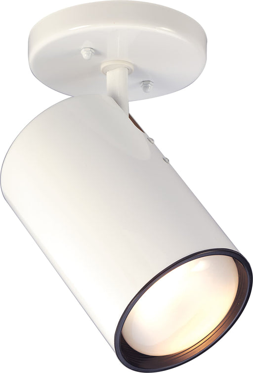 Flush Mount Nuvo SF76-418 1 Light - R30 - Straight Cylinder - White Finish Nuvo