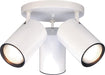 Flush Mount Nuvo SF76-422 3 Light - R30 - Straight Cylinder - White Finish Nuvo