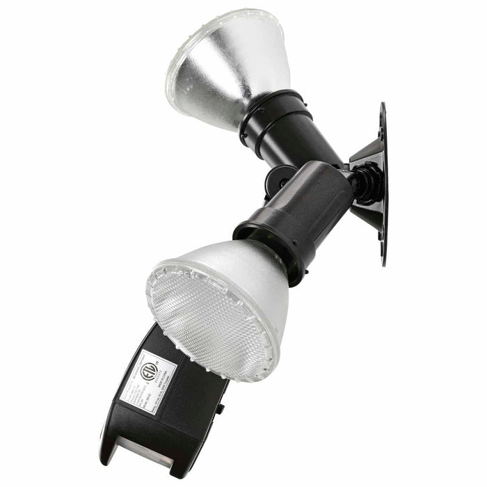 Flood Light Nuvo SF76-503 2 Light - 10" - Flood Light - Exterior - PAR38 with Adjustable Swivel & Motion Sensor - Bronze Finish Nuvo