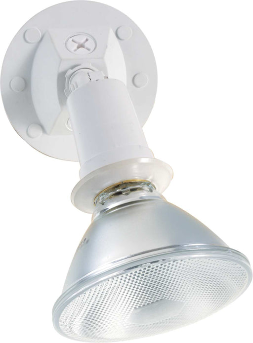 Flood Light Nuvo SF76-520 1 Light - 5" - Flood Light - Exterior - PAR38 with Adjustable Swivel - White Finish Nuvo