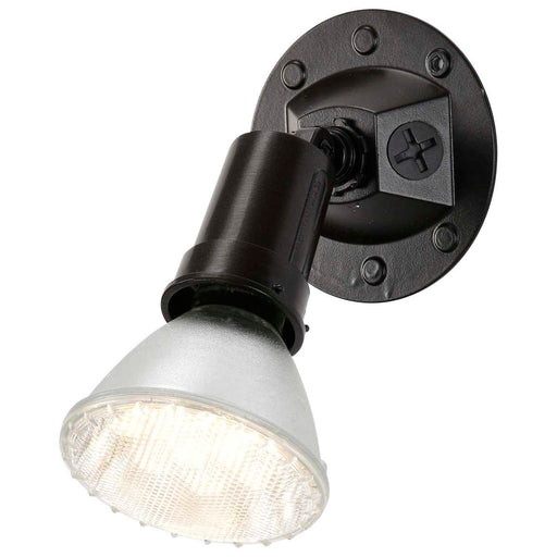 Flood Light Nuvo SF76-521 1 Light - 5" - Flood Light - Exterior - PAR38 with Adjustable Swivel - Bronze Finish Nuvo