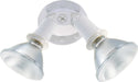 Flood Light Nuvo SF76-522 2 Light - 10" - Flood Light - Exterior - PAR38 with Adjustable Swivel - White Finish Nuvo