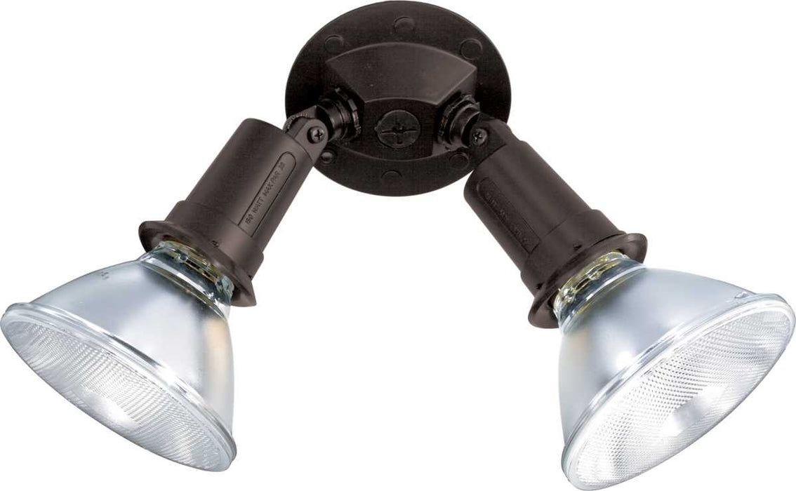 Flood Light Nuvo SF76-523 2 Light - 10" - Flood Light - Exterior - PAR38 with Adjustable Swivel - Bronze Finish Nuvo