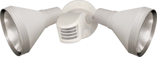 Flood Light Nuvo SF76-530 2 Light - 14" - Flood Light - Exterior - PAR38 with Adjustable Swivel & Motion Sensor - White Finish Nuvo