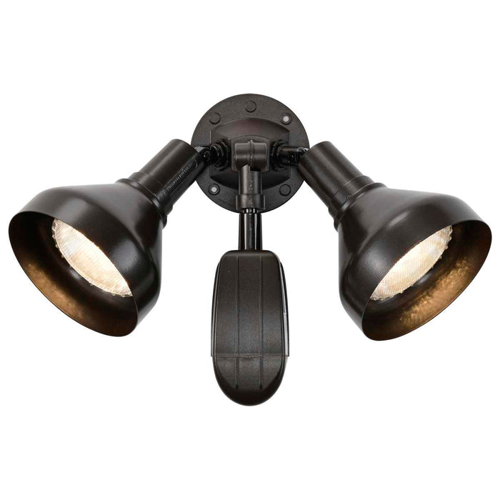 Flood Light Nuvo SF76-531 2 Light - 14" - Flood Light - Exterior - PAR38 with Adjustable Swivel & Motion Sensor - Bronze Finish Nuvo