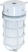 Vapor Proof Nuvo SF76-616 1 Light - 10" - Industrial Style - Surface Mount with Frosted Glass - White Finish Nuvo
