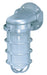 Vapor Proof Nuvo SF76-620 1 Light - 10" - Industrial Style - Wall Mount with Frosted Glass - Metallic Silver Finish Nuvo
