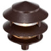 Post Lantern Nuvo SF76-632 Pagoda Garden Fixture - Small Hood - 1 light - 2 Louver - Old Bronze Finish Nuvo