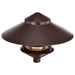 Post Lantern Nuvo SF76-635 Pagoda Garden Fixture - Large 10" Hood - 1 light - 2 Louver - Old Bronze Finish Nuvo