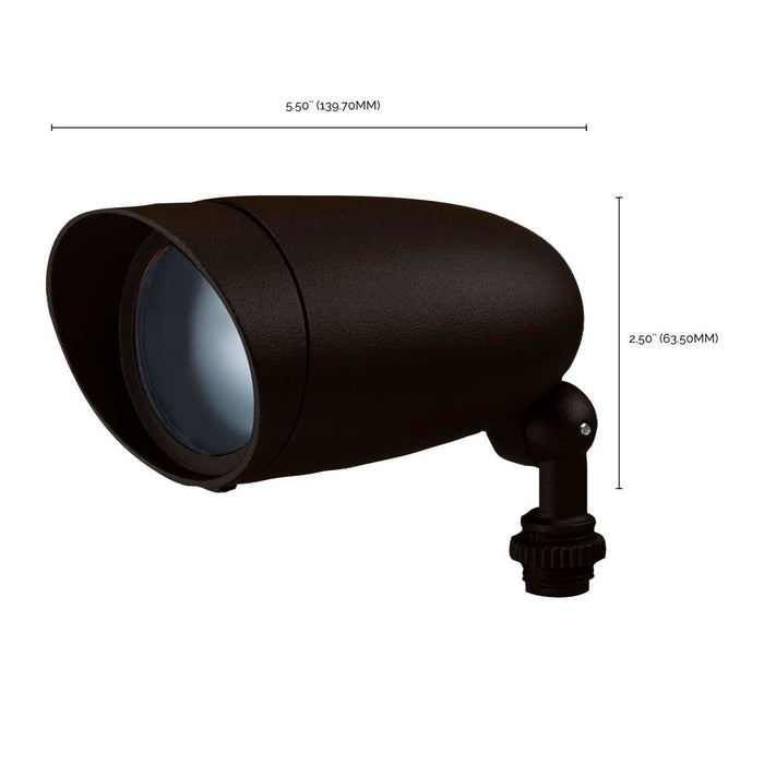 Flood Light Nuvo SF76-645 1 Light - Landscape Flood - PAR16 Flood -Dark Bronze Finish Nuvo