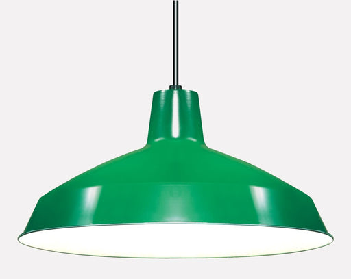 Pendant Nuvo SF76-660 1 Light - 16" - Pendant - Warehouse Shade - Green Finish Nuvo