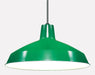 Pendant Nuvo SF76-660 1 Light - 16" - Pendant - Warehouse Shade - Green Finish Nuvo