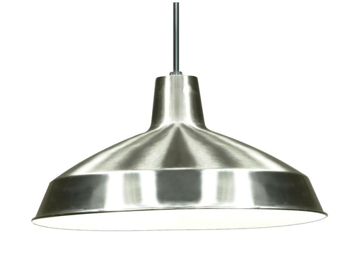 Pendant Nuvo SF76-661 1 Light - 16" - Pendant - Warehouse Shade - Brushed Nickel Finish Nuvo