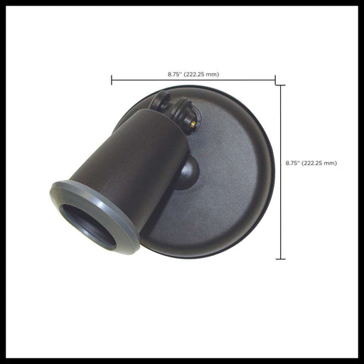 Flood Light Nuvo SF76-683 1 Light - 5" - Flood Light - Exterior - PAR38 Holder with Adjustable Swivel - Bronze Finish Nuvo