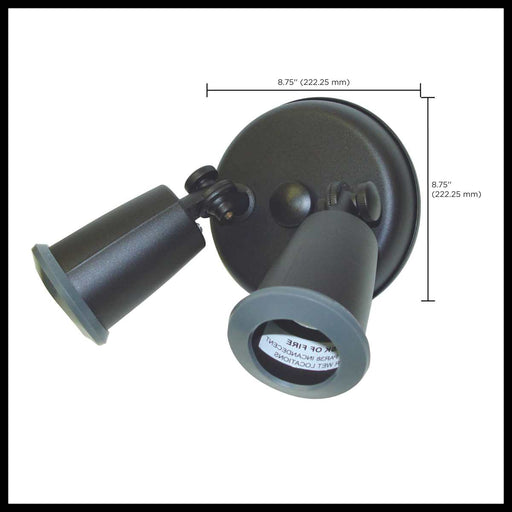 Flood Light Nuvo SF76-685 2 Light - 14" - Flood Light - Exterior - PAR38 Holder with Adjustable Swivel - Bronze Finish Nuvo