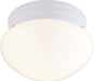 Flush Mount Nuvo SF77-062 2 Light - 10" - Flush Mount - Medium White Mushroom - White Finish Nuvo