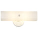 Vanity Nuvo SF77-087 2 Light - 14" - Vanity - with White "U" Channel Glass - White Finish Nuvo