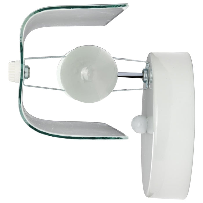 Vanity Nuvo SF77-087 2 Light - 14" - Vanity - with White "U" Channel Glass - White Finish Nuvo
