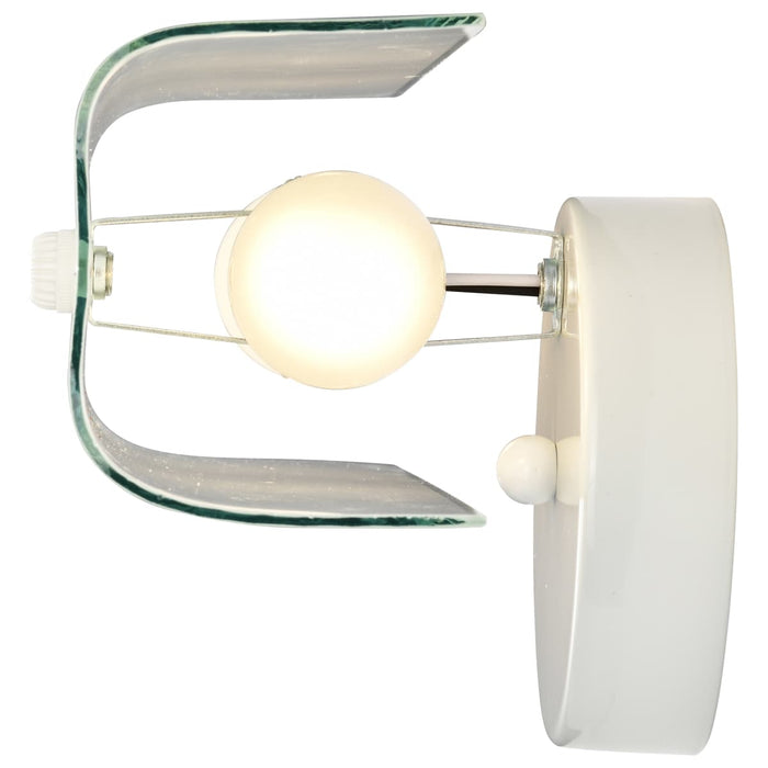 Vanity Nuvo SF77-087 2 Light - 14" - Vanity - with White "U" Channel Glass - White Finish Nuvo
