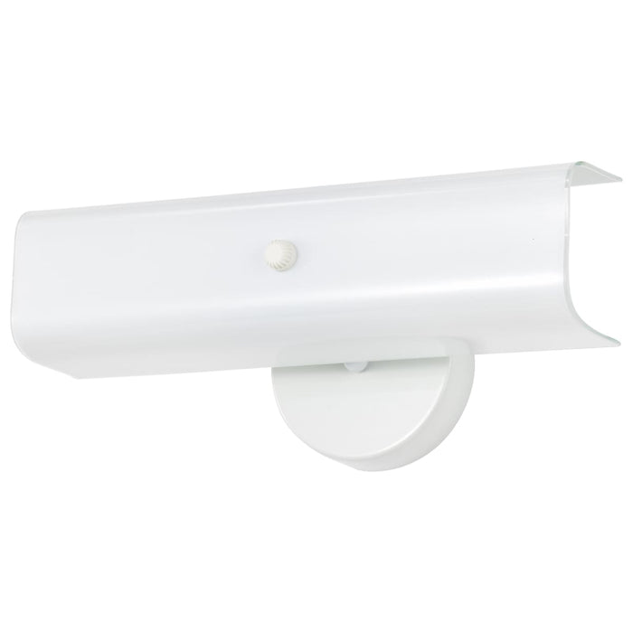 Vanity Nuvo SF77-087 2 Light - 14" - Vanity - with White "U" Channel Glass - White Finish Nuvo