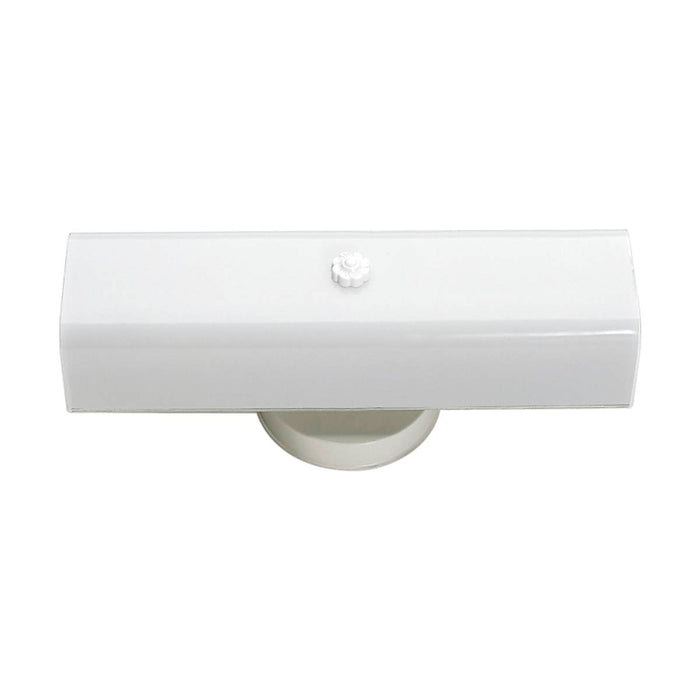 Vanity Nuvo SF77-087 2 Light - 14" - Vanity - with White "U" Channel Glass - White Finish Nuvo