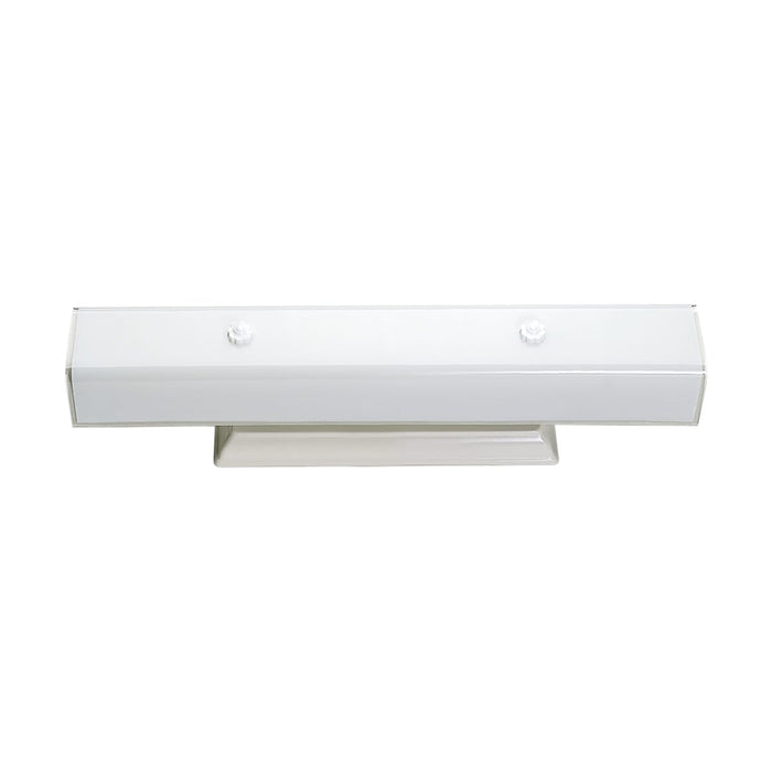 Vanity Nuvo SF77-088 4 Light - 24" - Vanity - with White "U" Channel Glass - White Finish Nuvo